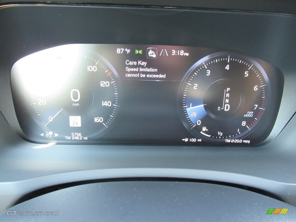 2021 XC90 T6 AWD Inscription - Denim Blue Metallic / Amber/Charcoal photo #16