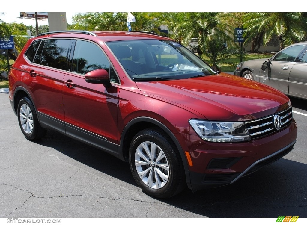 Cardinal Red Metallic 2018 Volkswagen Tiguan S Exterior Photo #142055666