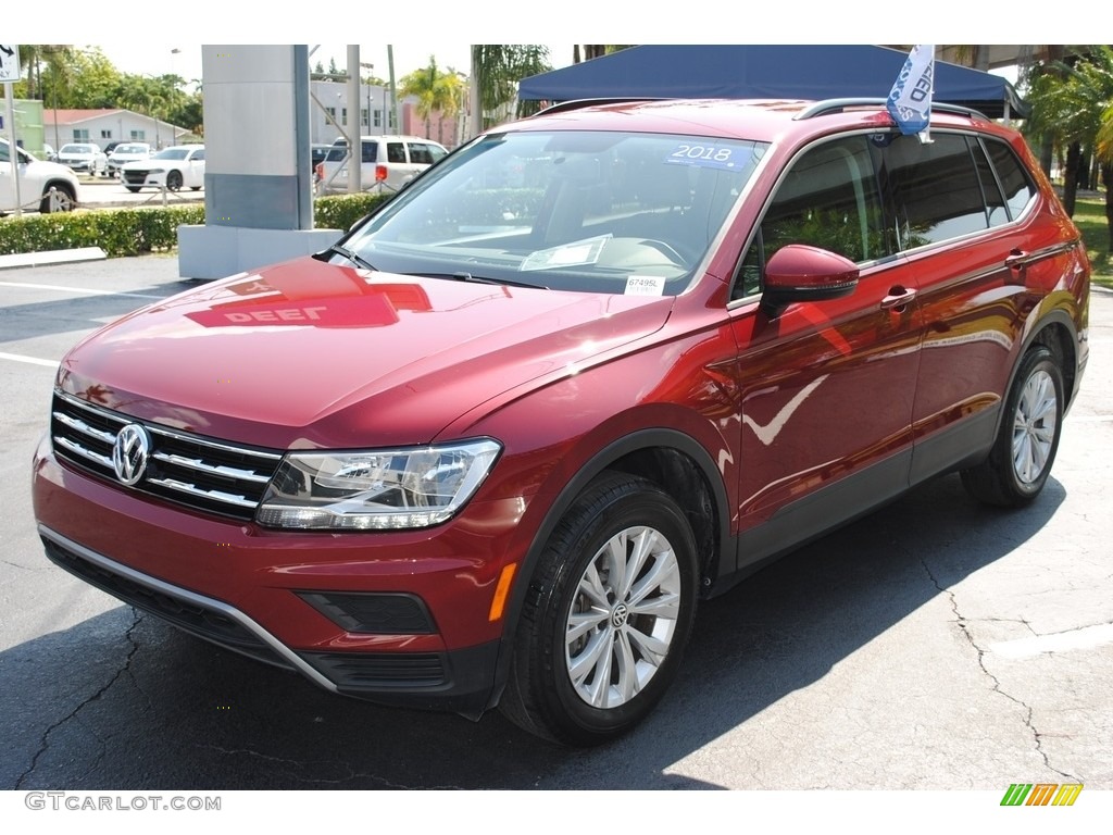 Cardinal Red Metallic 2018 Volkswagen Tiguan S Exterior Photo #142055708