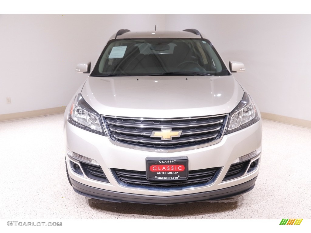 2014 Traverse LT - Champagne Silver Metallic / Ebony/Mojave photo #2