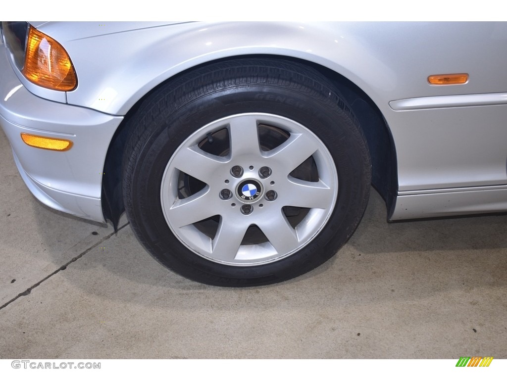 2001 3 Series 325i Convertible - Titanium Silver Metallic / Grey photo #9