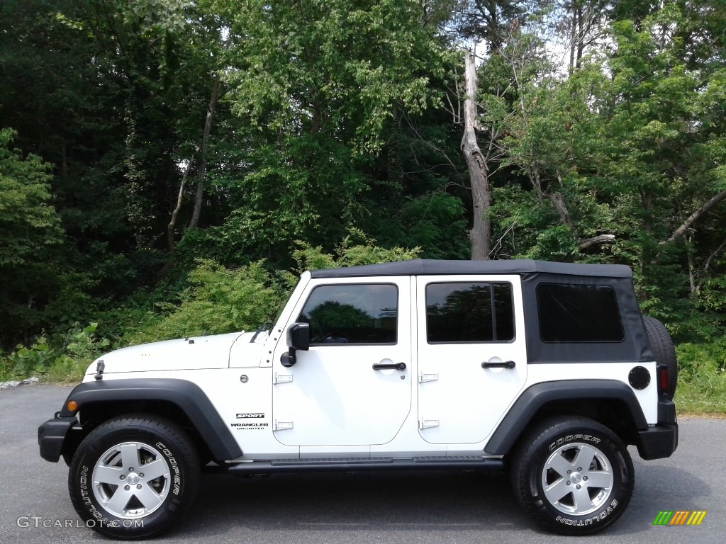 Bright White Jeep Wrangler Unlimited