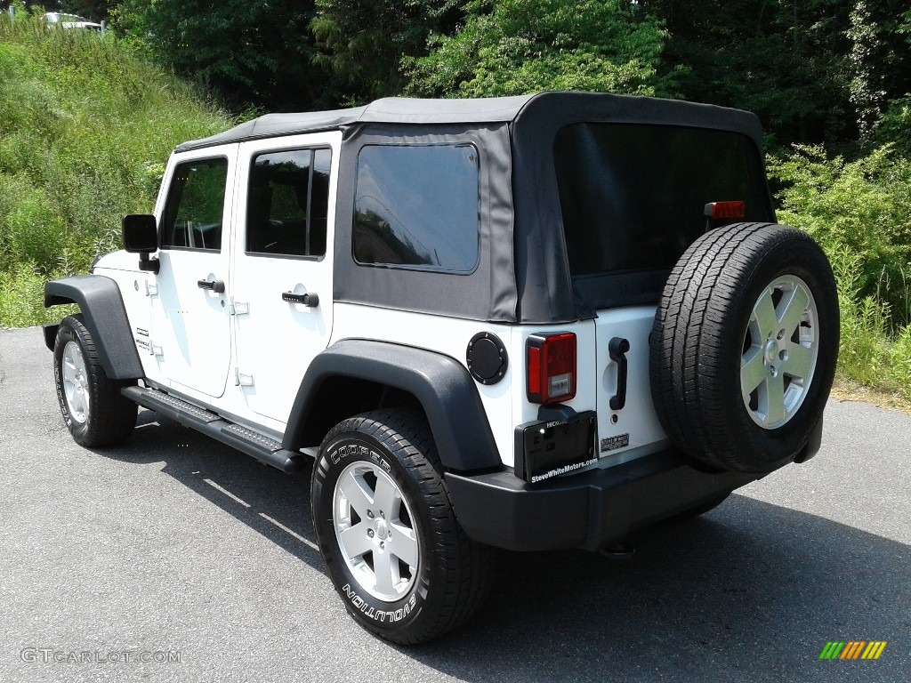 2017 Wrangler Unlimited Sport 4x4 - Bright White / Black photo #8