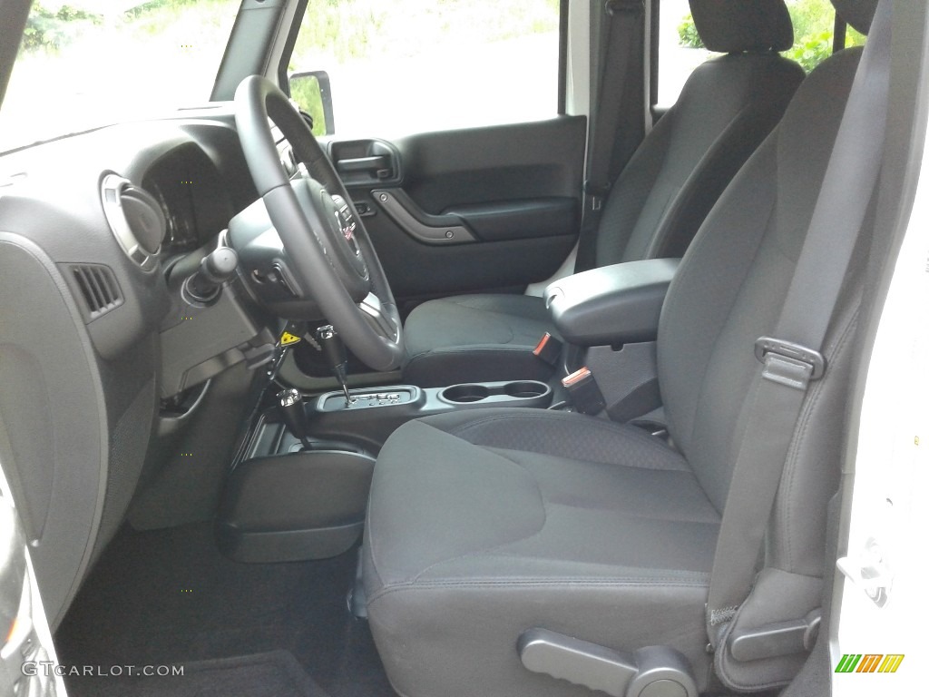 2017 Wrangler Unlimited Sport 4x4 - Bright White / Black photo #10