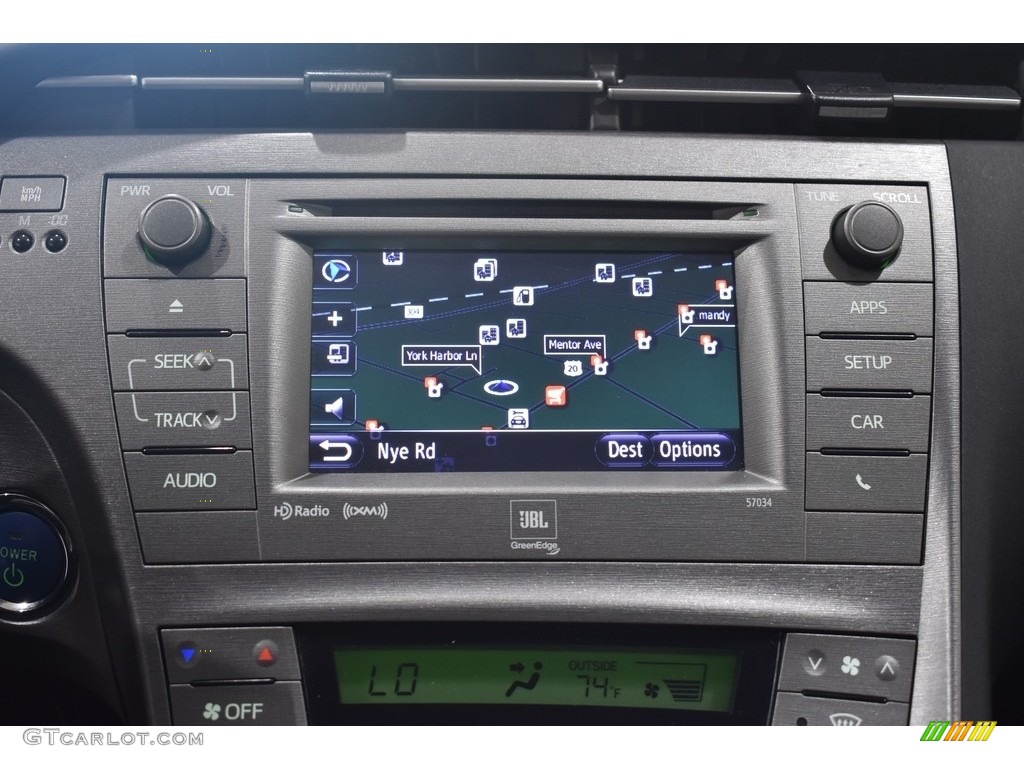 2014 Prius Three Hybrid - Winter Gray Metallic / Dark Gray photo #13