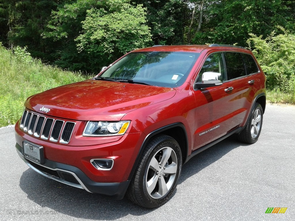 2014 Grand Cherokee Limited 4x4 - Deep Cherry Red Crystal Pearl / New Zealand Black/Light Frost photo #2