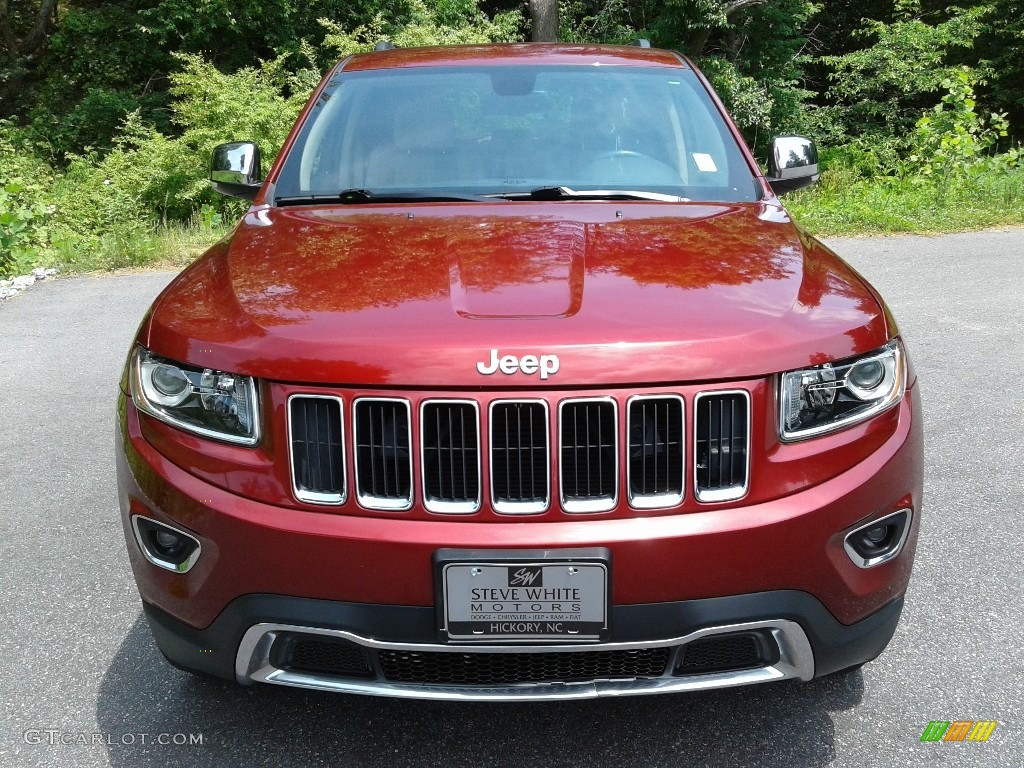2014 Grand Cherokee Limited 4x4 - Deep Cherry Red Crystal Pearl / New Zealand Black/Light Frost photo #3