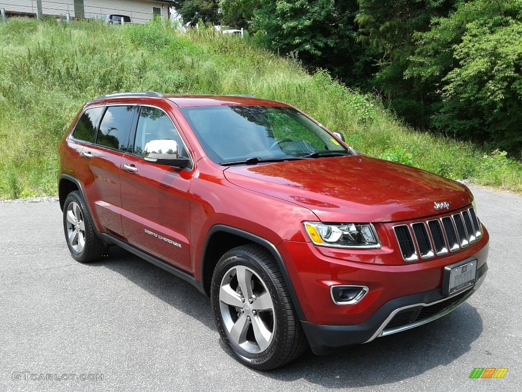 2014 Grand Cherokee Limited 4x4 - Deep Cherry Red Crystal Pearl / New Zealand Black/Light Frost photo #5
