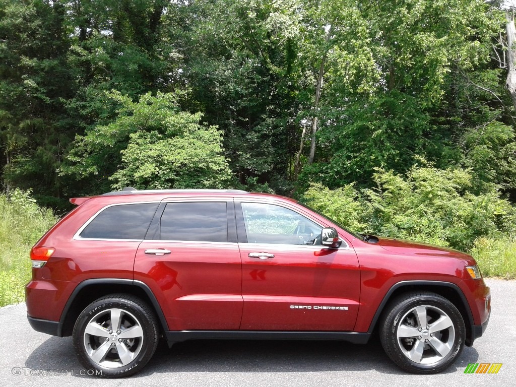 2014 Grand Cherokee Limited 4x4 - Deep Cherry Red Crystal Pearl / New Zealand Black/Light Frost photo #6