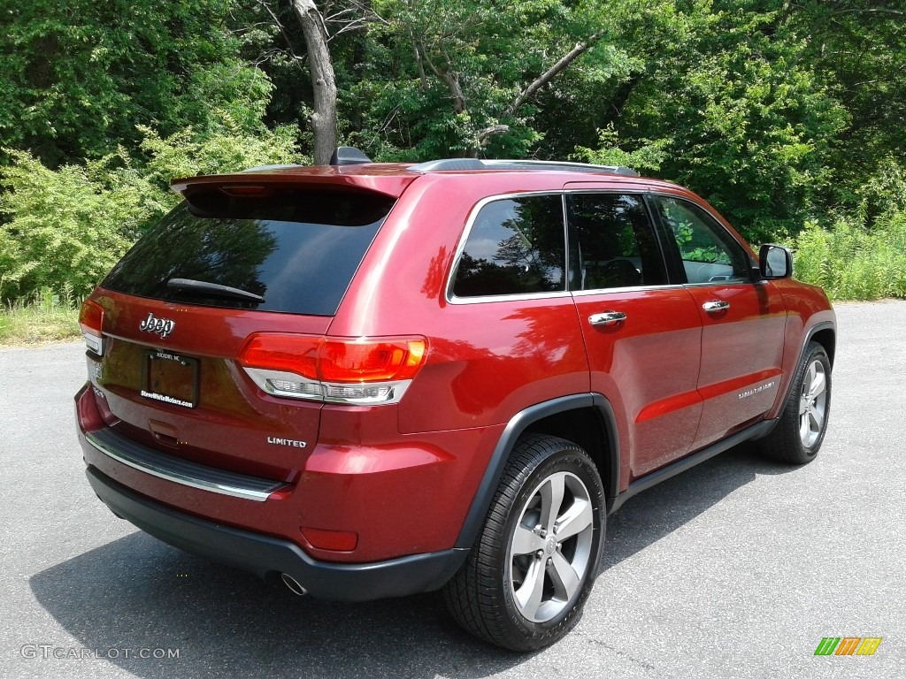 2014 Grand Cherokee Limited 4x4 - Deep Cherry Red Crystal Pearl / New Zealand Black/Light Frost photo #7
