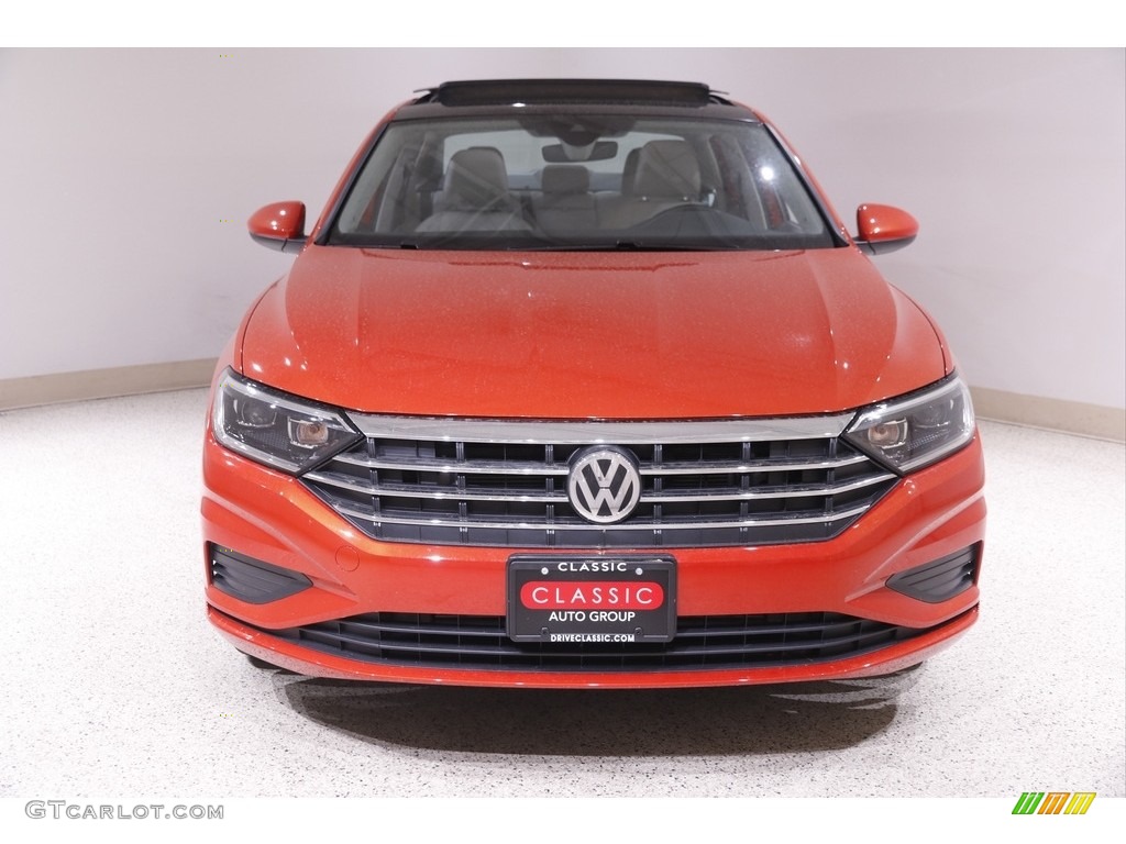 2019 Jetta SEL - Habanero Orange / Storm Gray photo #2