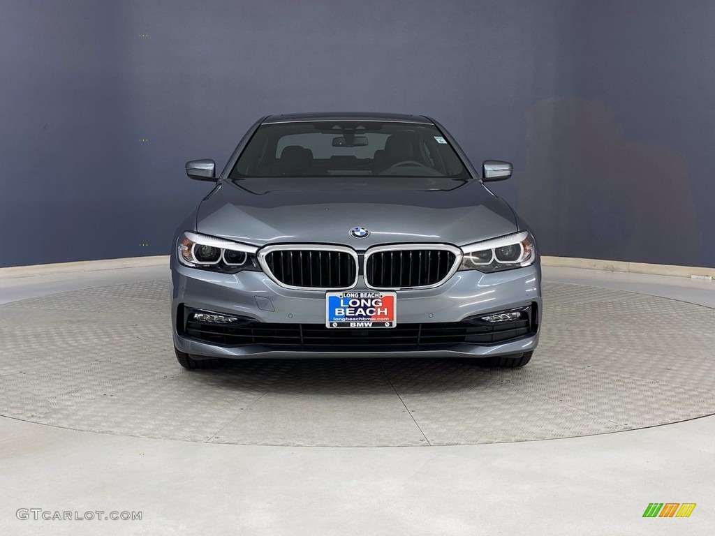 2018 5 Series 530i Sedan - Bluestone Metallic / Black photo #2