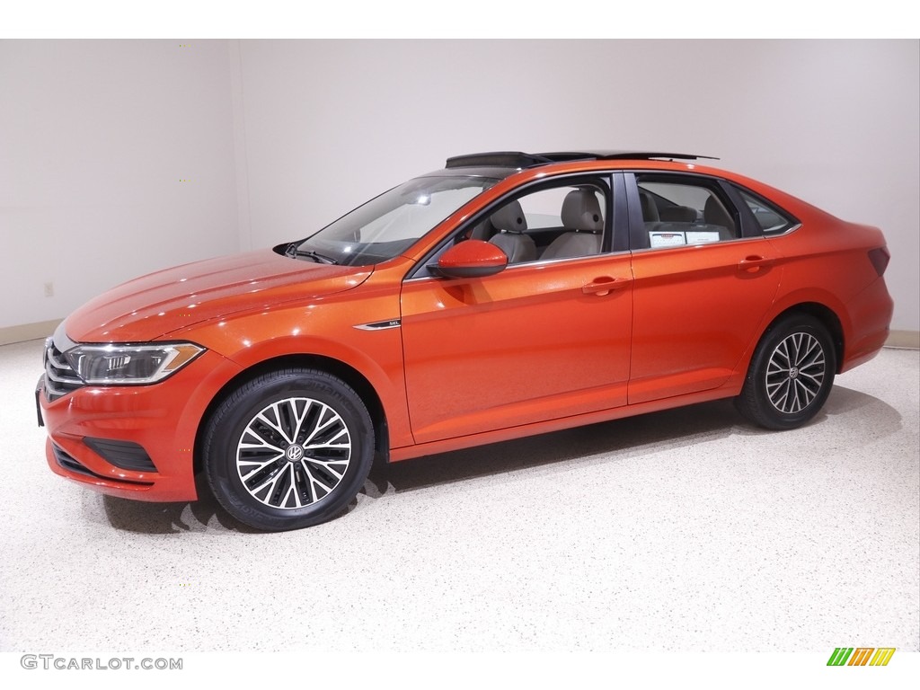 Habanero Orange 2019 Volkswagen Jetta SEL Exterior Photo #142059588