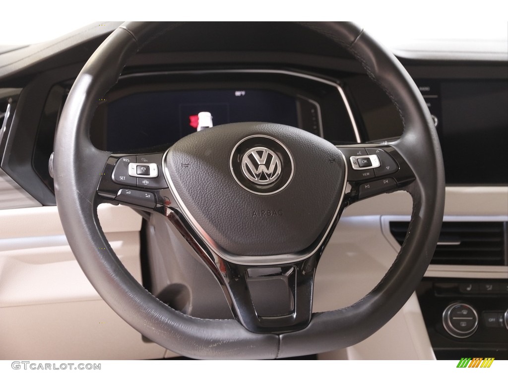 2019 Volkswagen Jetta SEL Storm Gray Steering Wheel Photo #142059663