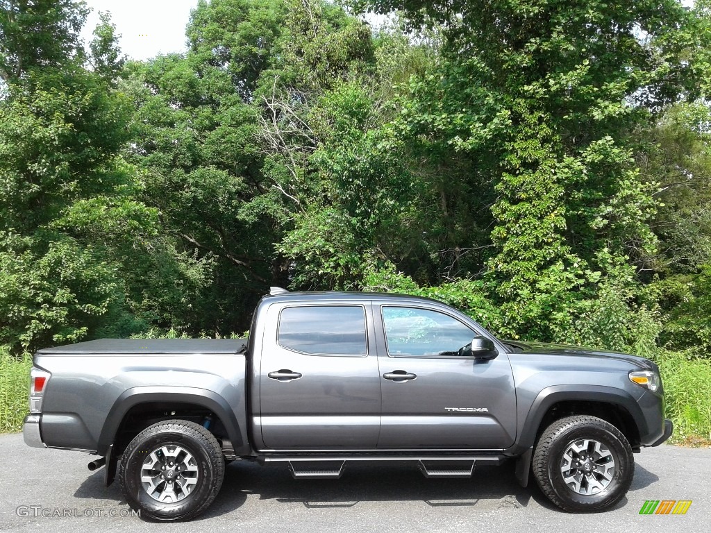 Magnetic Gray Metallic 2020 Toyota Tacoma TRD Off Road Double Cab 4x4 Exterior Photo #142059681