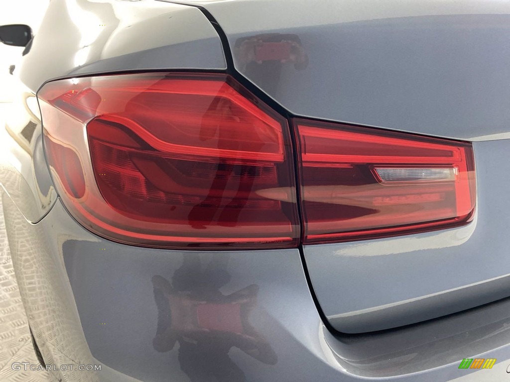 2018 5 Series 530i Sedan - Bluestone Metallic / Black photo #9