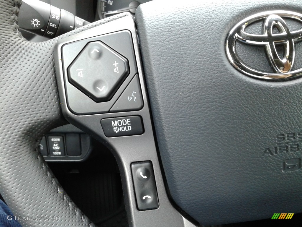 2020 Toyota Tacoma TRD Off Road Double Cab 4x4 TRD Cement/Black Steering Wheel Photo #142060087