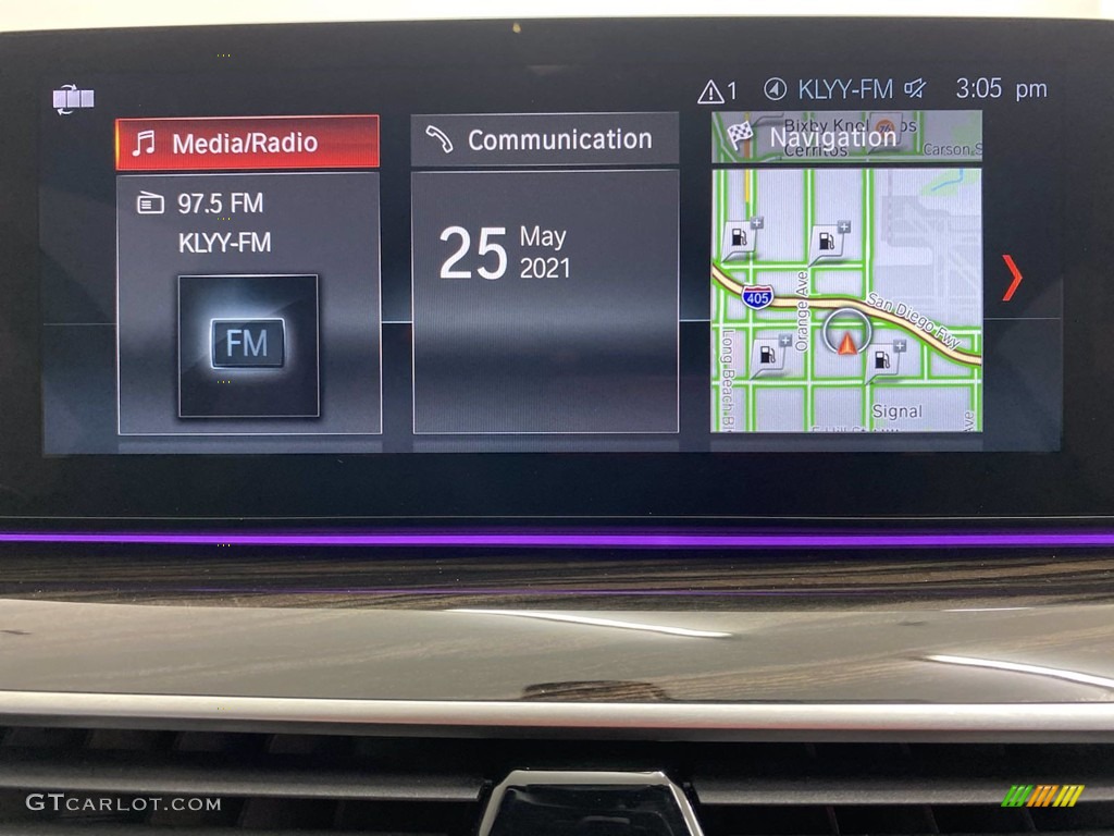 2018 5 Series 530i Sedan - Bluestone Metallic / Black photo #23