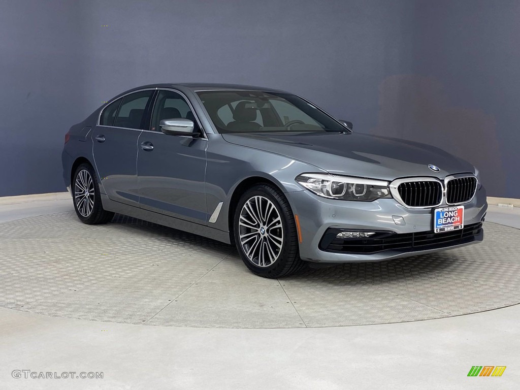 2018 5 Series 530i Sedan - Bluestone Metallic / Black photo #38