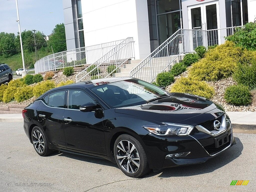 2017 Maxima SL - Super Black / Charcoal photo #1