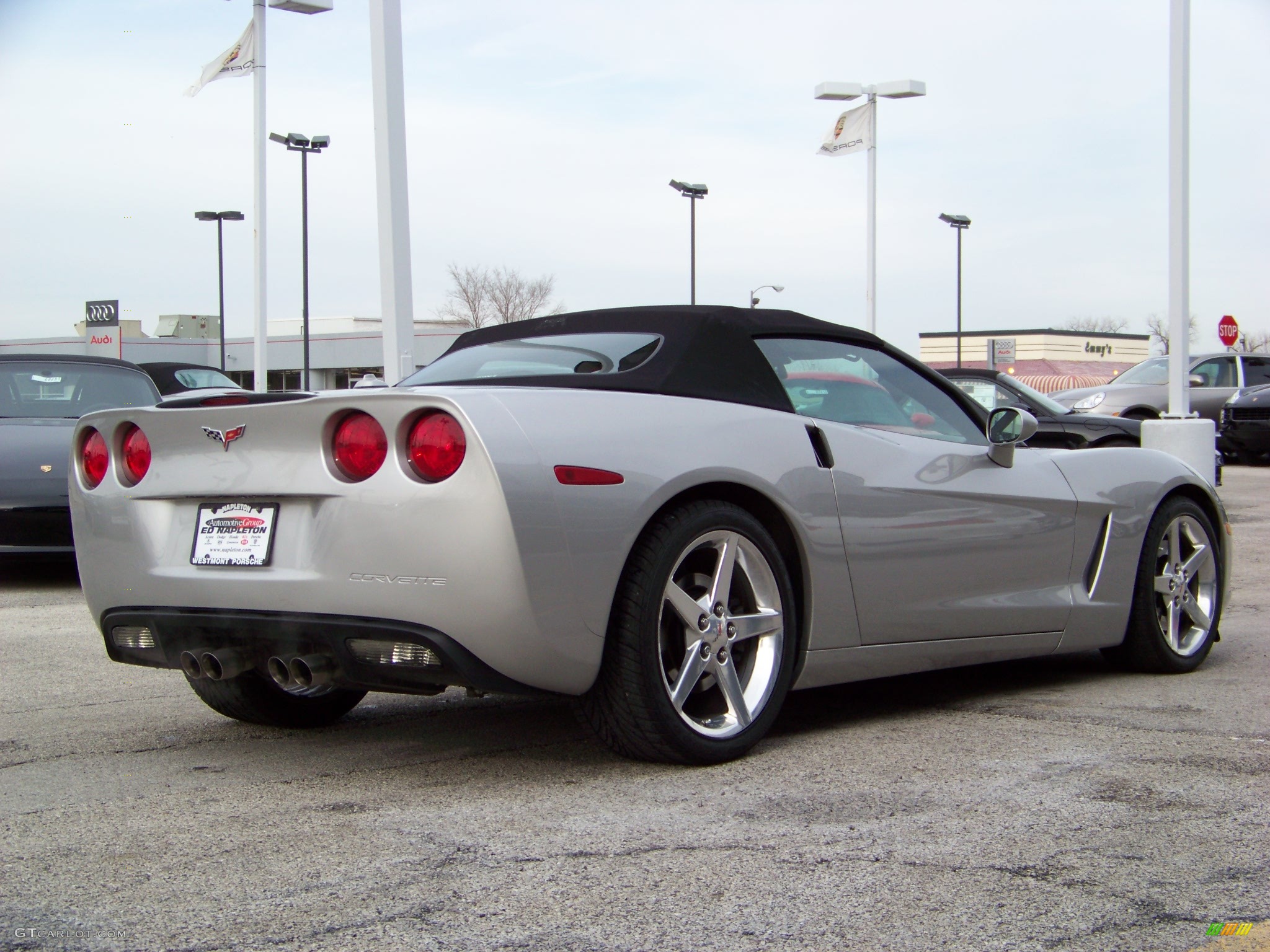 2005 Corvette Convertible - Machine Silver / Steel Grey photo #5