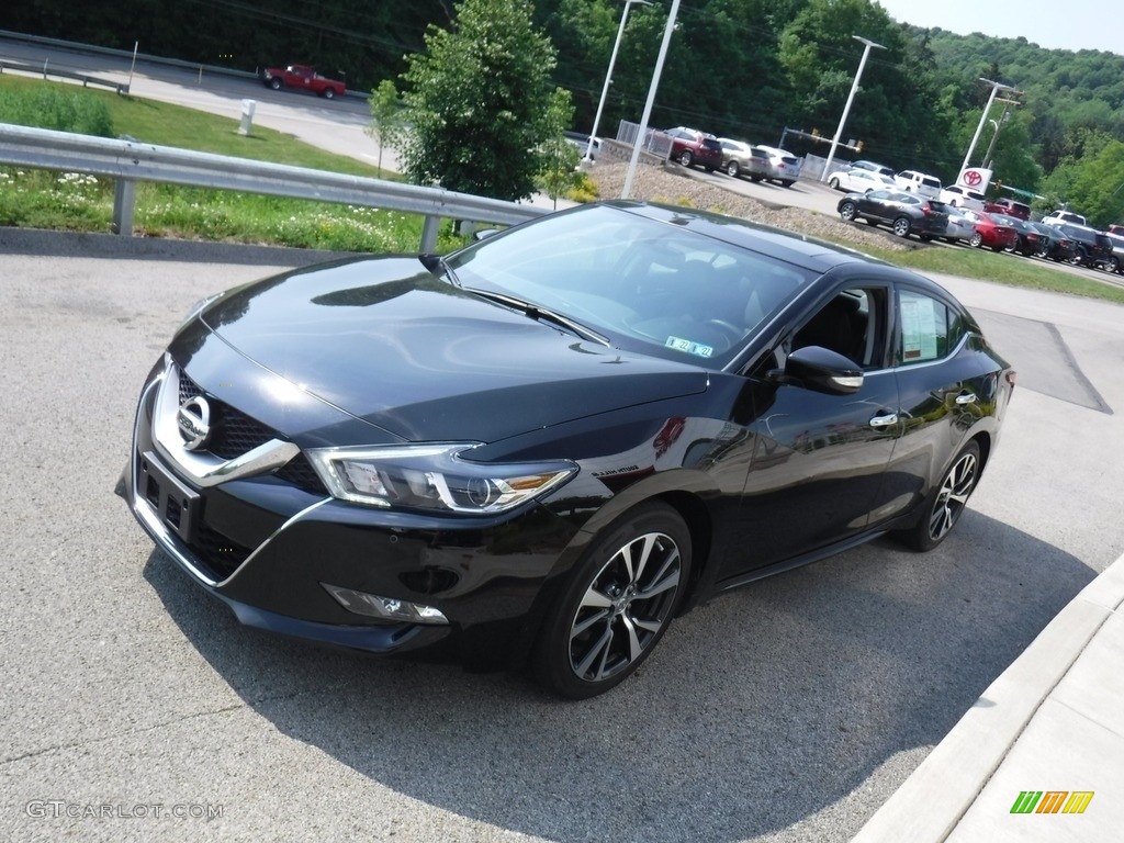 2017 Maxima SL - Super Black / Charcoal photo #13