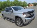 2019 Silver Ice Metallic Chevrolet Silverado 1500 LT Crew Cab 4WD  photo #3