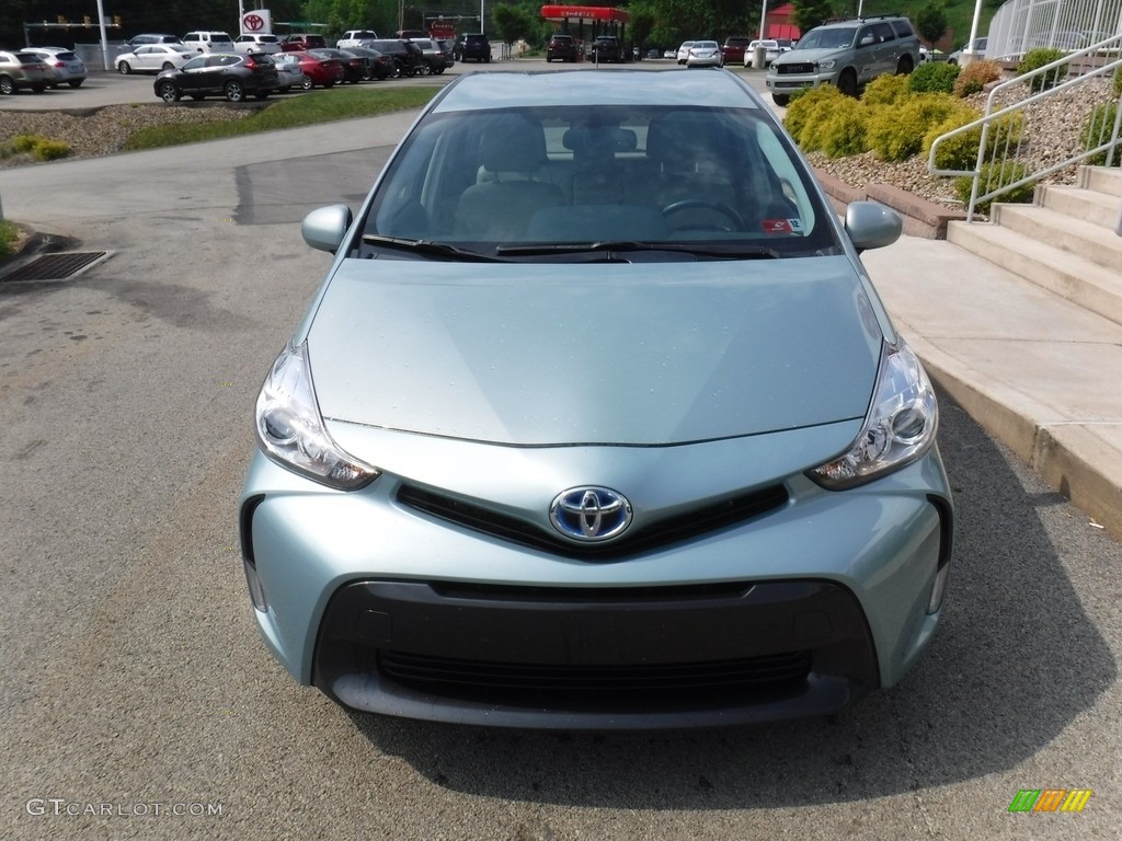 2015 Prius v Four - Sea Glass Pearl / Bisque photo #10