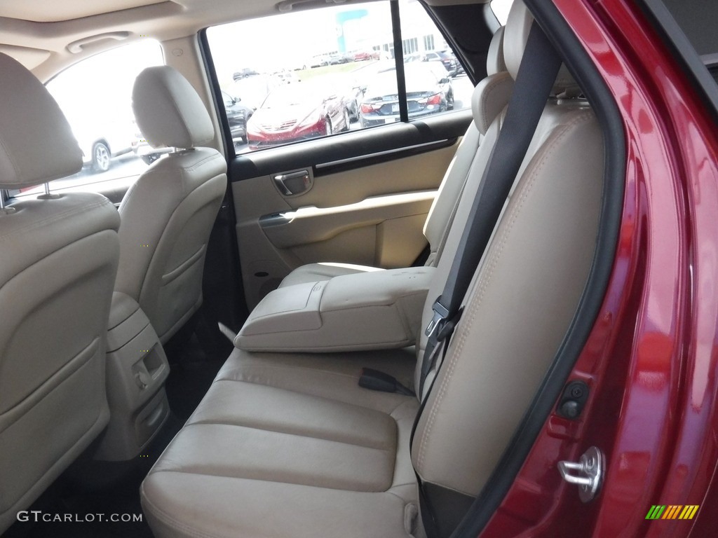 2011 Santa Fe Limited AWD - Sonoran Red / Beige photo #23