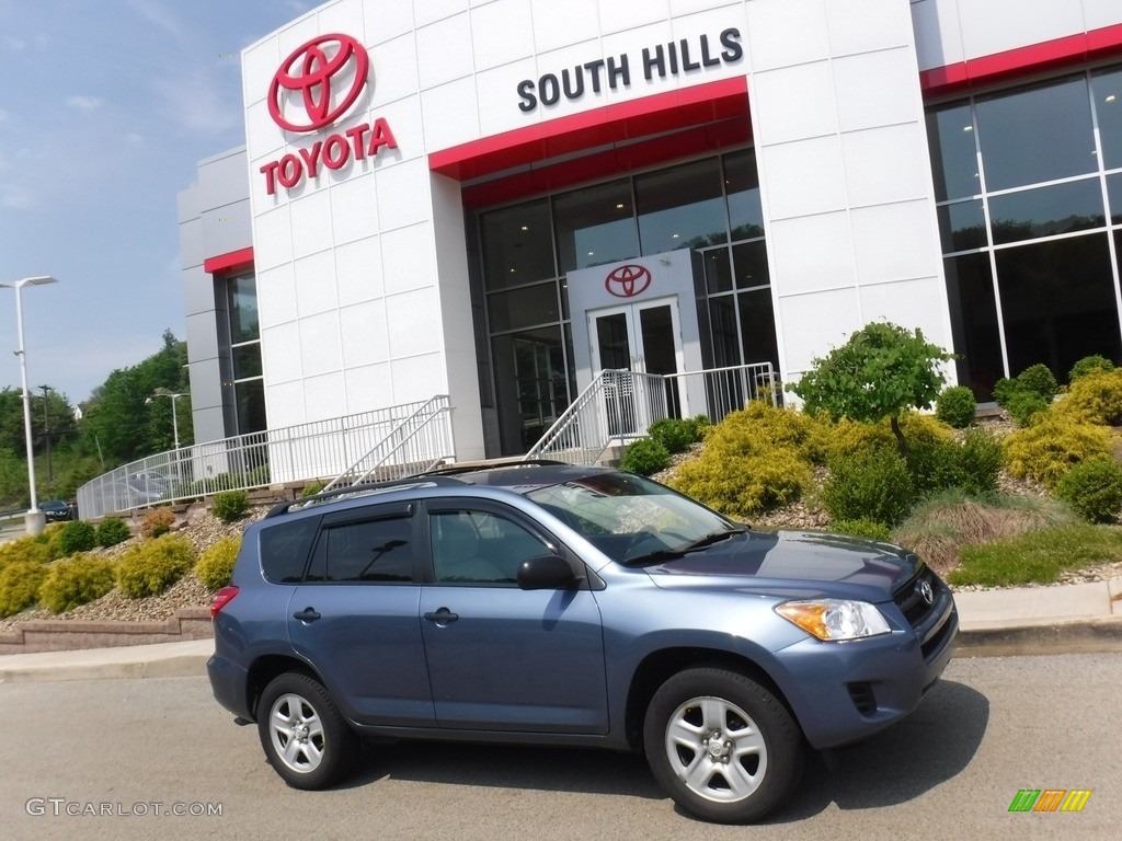 2011 RAV4 I4 4WD - Pacific Blue Metallic / Ash photo #2