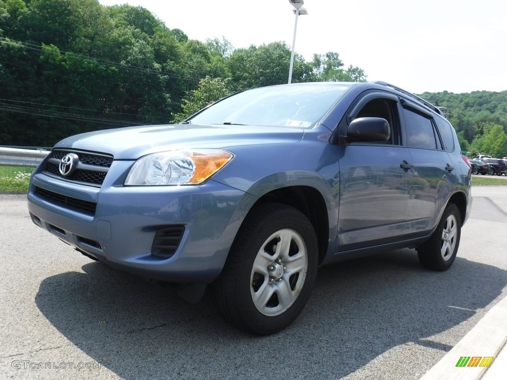 2011 RAV4 I4 4WD - Pacific Blue Metallic / Ash photo #11