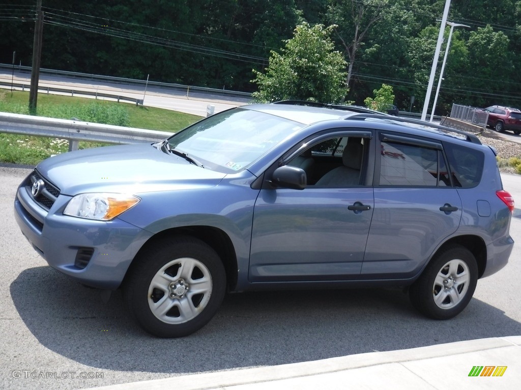 2011 RAV4 I4 4WD - Pacific Blue Metallic / Ash photo #12