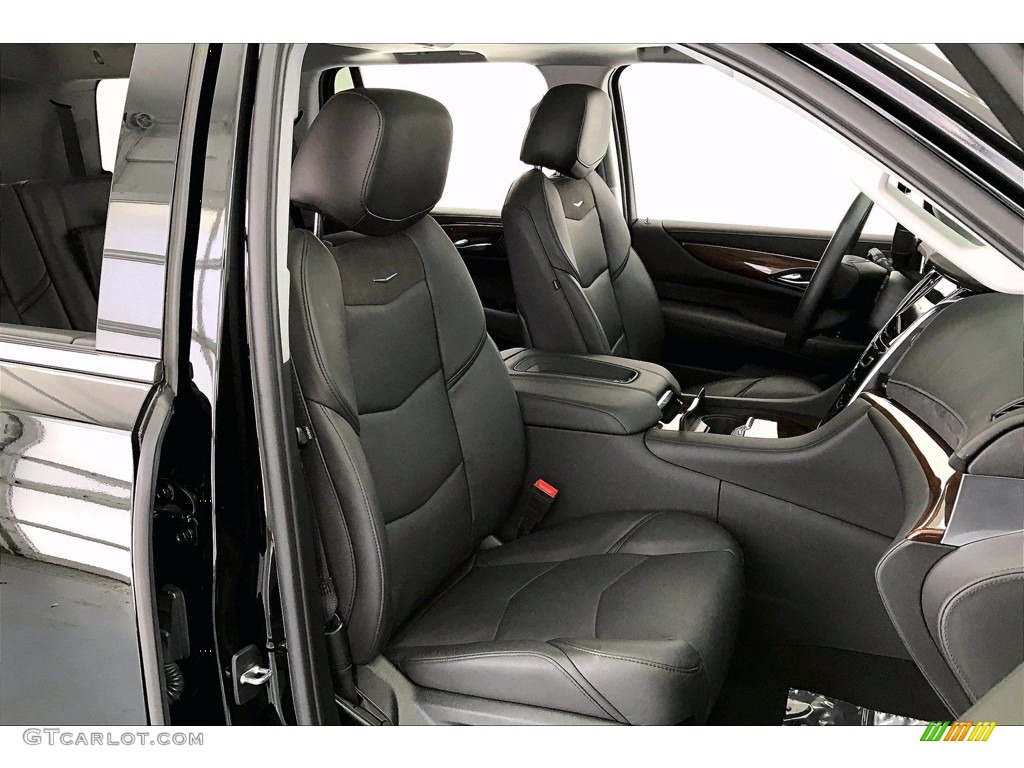 Jet Black Interior 2020 Cadillac Escalade Luxury 4WD Photo #142064064