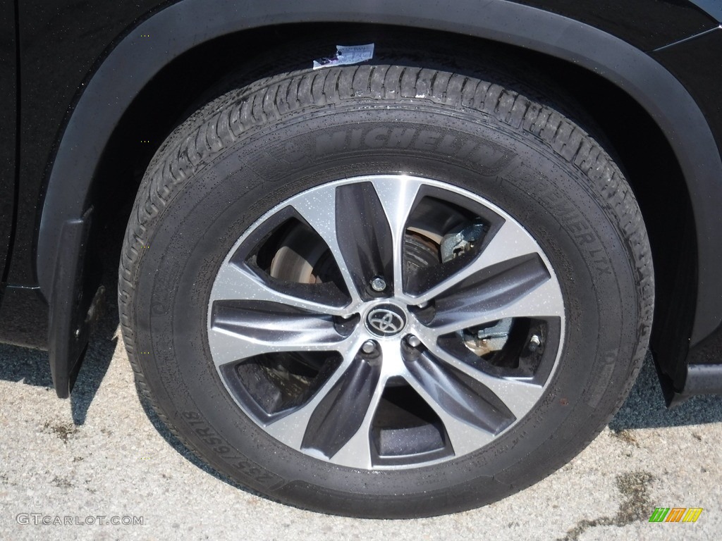 2020 Highlander XLE AWD - Midnight Black Metallic / Black photo #14