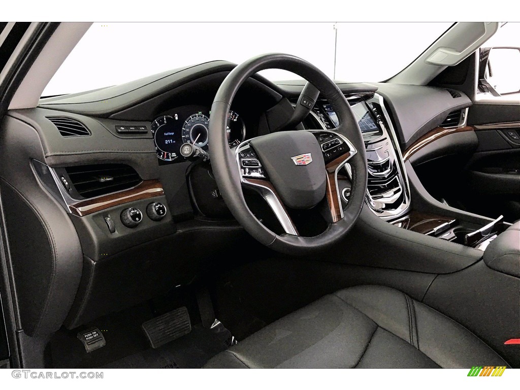 2020 Cadillac Escalade Luxury 4WD Jet Black Dashboard Photo #142064193