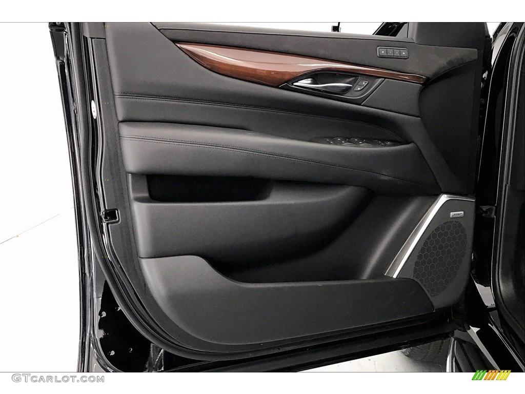 2020 Cadillac Escalade Luxury 4WD Jet Black Door Panel Photo #142064385