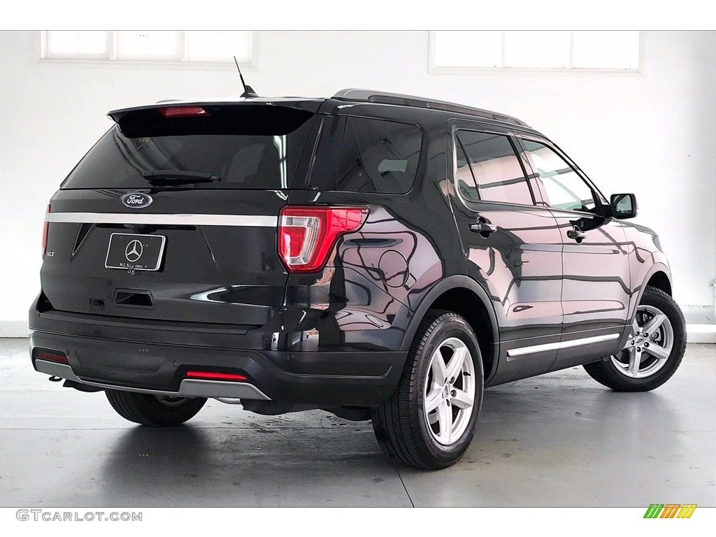 Agate Black 2019 Ford Explorer XLT Exterior Photo #142064703