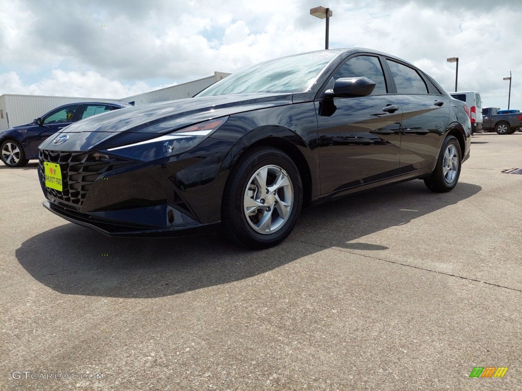 2021 Elantra SE - Phantom Black / Black photo #2