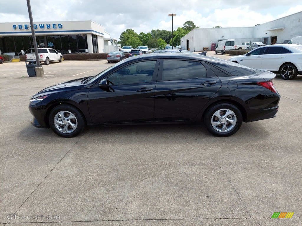 2021 Elantra SE - Phantom Black / Black photo #7
