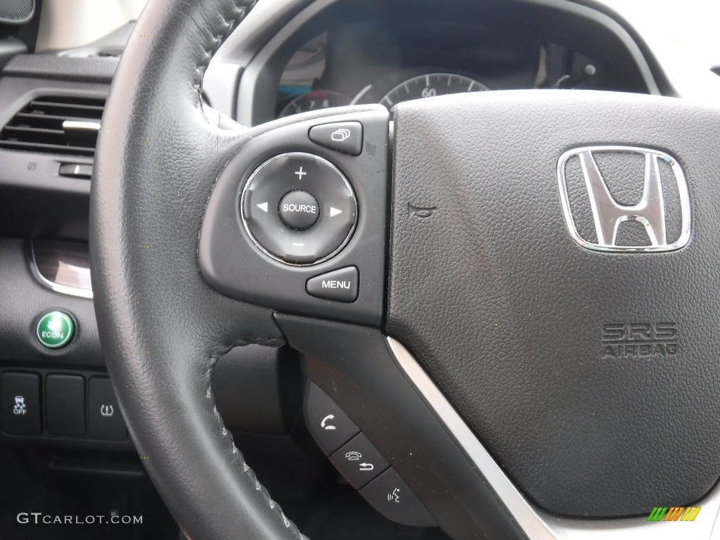 2016 Honda CR-V EX-L AWD Beige Steering Wheel Photo #142065670