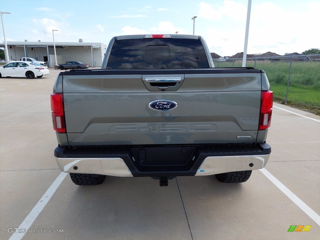 2019 F150 Lariat SuperCrew 4x4 - Silver Spruce / Black photo #8