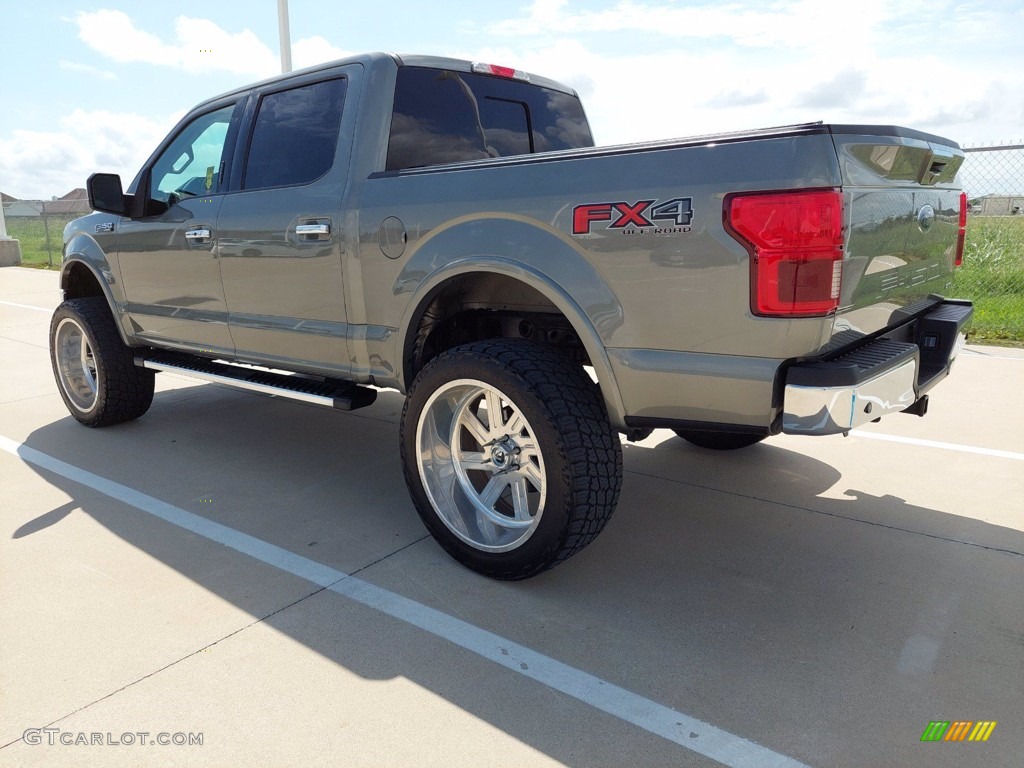 2019 F150 Lariat SuperCrew 4x4 - Silver Spruce / Black photo #11