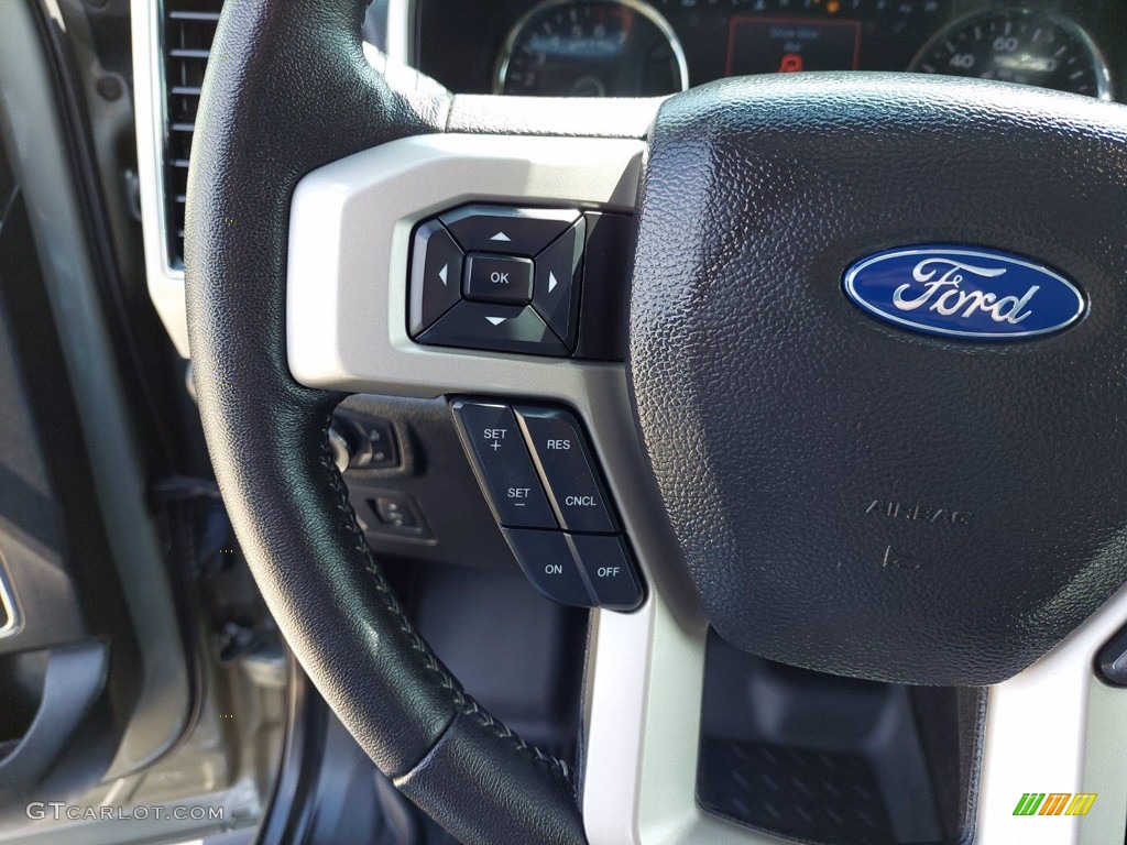 2019 F150 Lariat SuperCrew 4x4 - Silver Spruce / Black photo #16