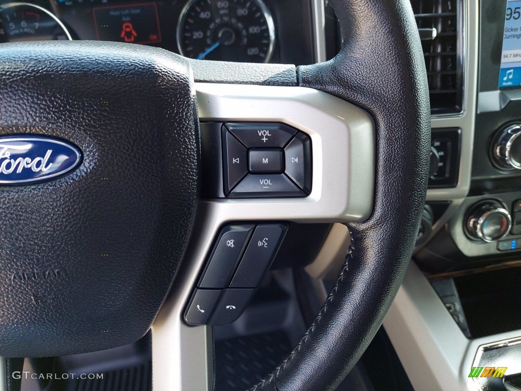 2019 F150 Lariat SuperCrew 4x4 - Silver Spruce / Black photo #17