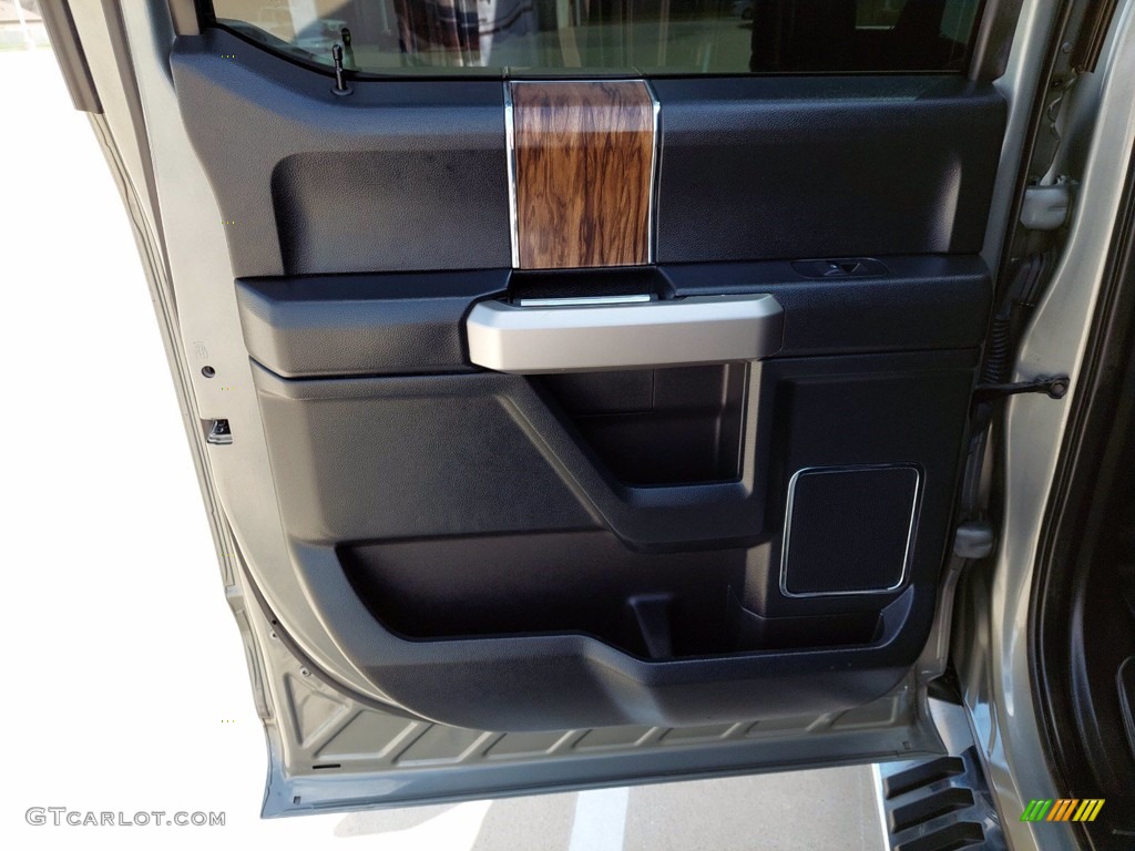 2019 F150 Lariat SuperCrew 4x4 - Silver Spruce / Black photo #25