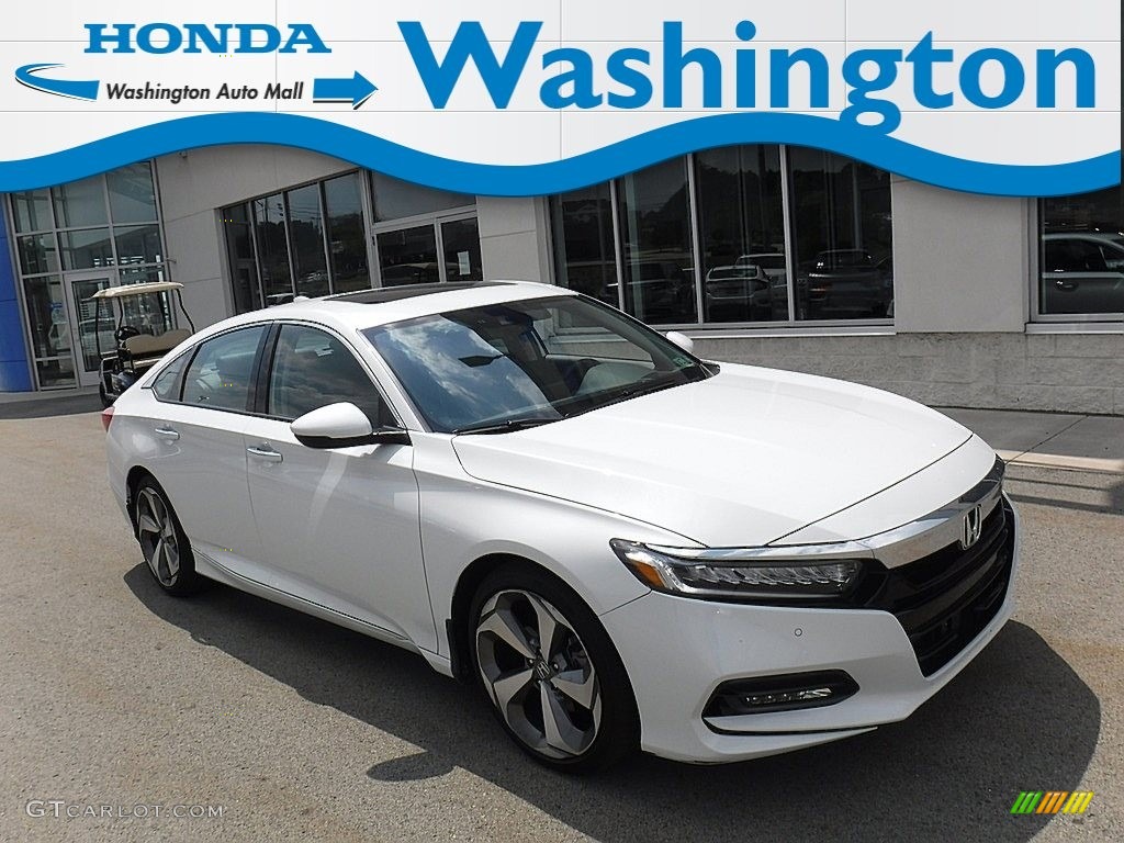 2020 Accord Touring Sedan - Platinum White Pearl / Black photo #1