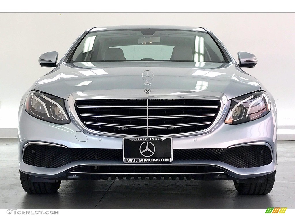 2018 E 300 Sedan - Diamond Silver Metallic / Macchiato Beige/Black photo #2