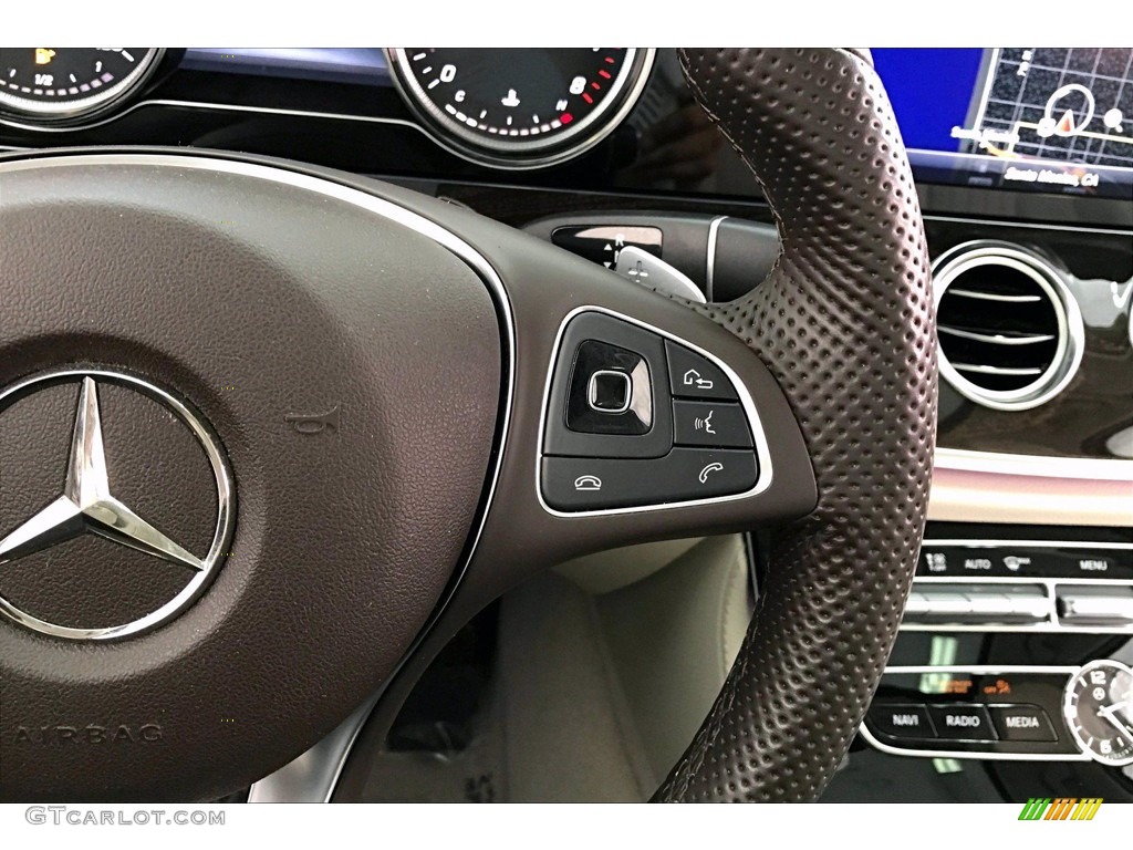 2018 E 300 Sedan - Diamond Silver Metallic / Macchiato Beige/Black photo #22