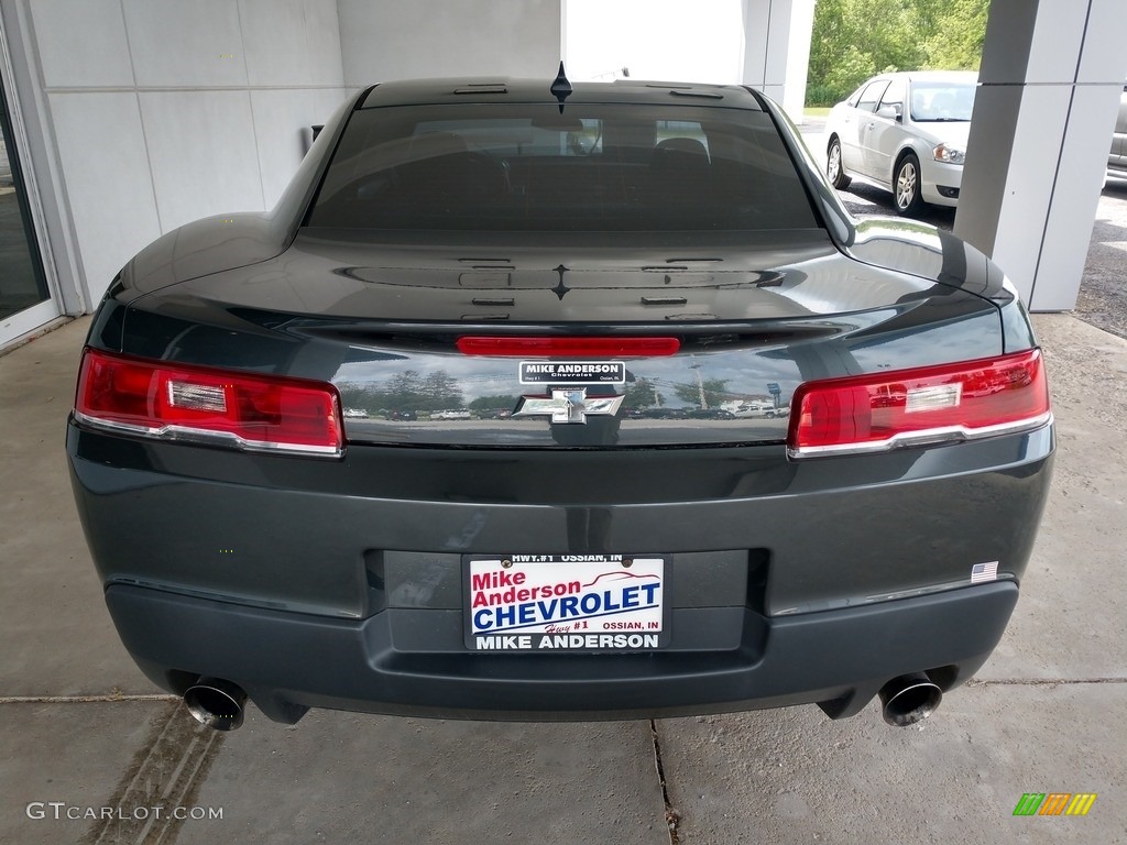 2014 Camaro LS Coupe - Ashen Gray Metallic / Black photo #5