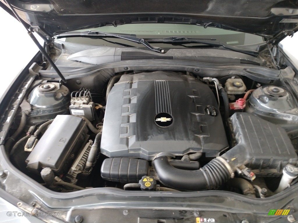2014 Camaro LS Coupe - Ashen Gray Metallic / Black photo #10